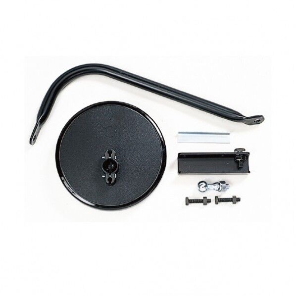 リア用アンダーミラー 雨どいタイプ 丸型 メッキ 147φ RD-15C 1台