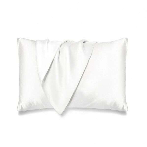 シルク枕カバー 片面シルク 封筒式 50×70cm アイボリー