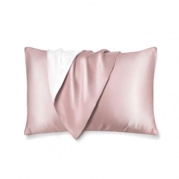 シルク枕カバー 片面シルク 封筒式 50×70cm ローズ