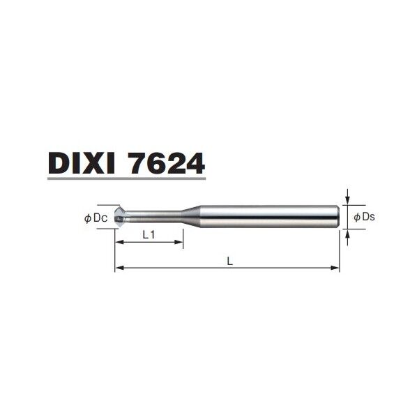 ディキシ 超硬チャンファーミル 20913020 1点