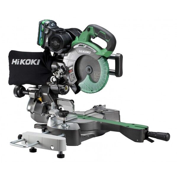 HiKOKI(ハイコーキ) 36V コードレス卓上スライド丸のこ フルセット 190mm アグレッシブグリーン C3607DRA(K)(XPSZ) 1台...