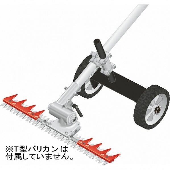 ニシガキ T型バリカン用二輪車セット N-854-2 1個...