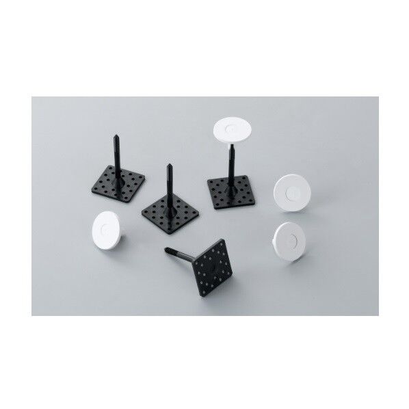 タイルメント FPファスナー(500セット) 全長50mm 黒 1箱