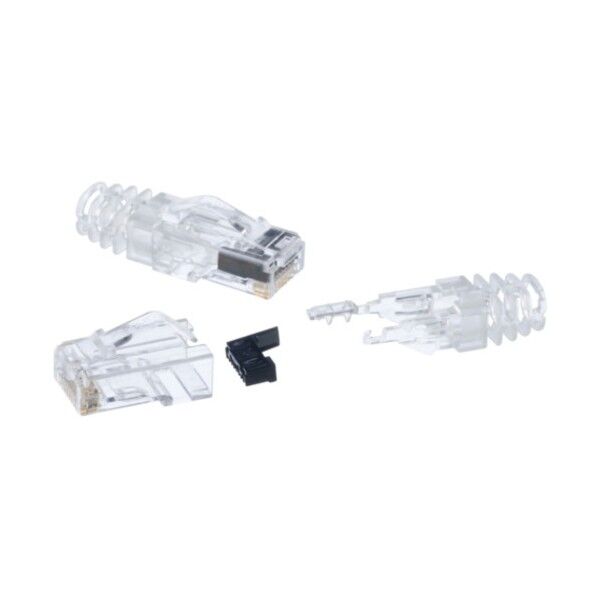 パンドウイット Cat6モジュラープラグ 導体径:23~24AWG 単線・撚線共用 3ピース構造り SP688E-C SP688E-C 100個...