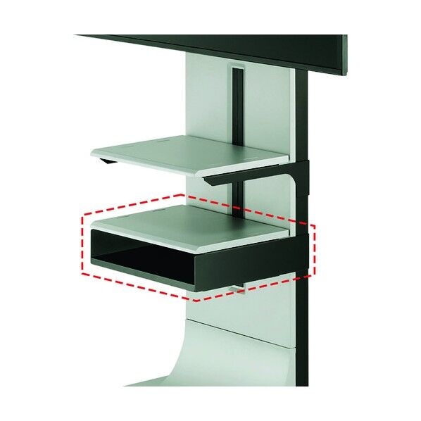 HAMILeX ディスプレイスタンド PH-910シリーズ用オプションパーツ 棚板(ダブルタイプ) PHP-9121 1台