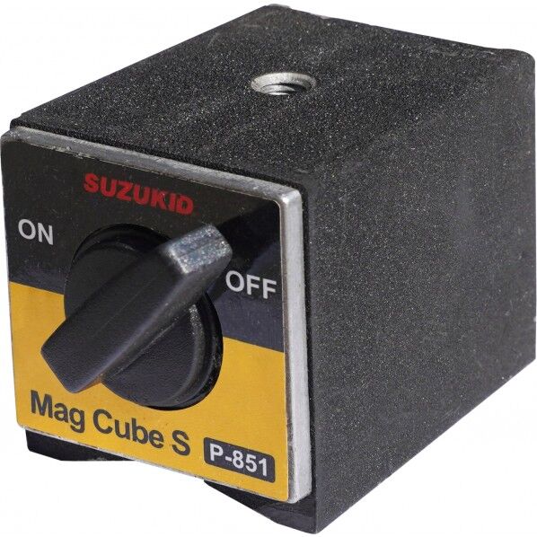 SUZUKID マグキューブS 85×50×55mm ブラック×イエロー P-851 1個...