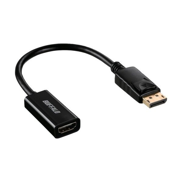 バッファロー DisplayPort-HDMI変換アダプタ ブラック BDPHDBK 1個