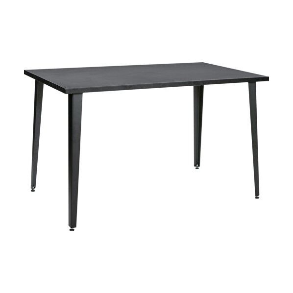 超軽量アルミデスク ブラック 1200x700x720