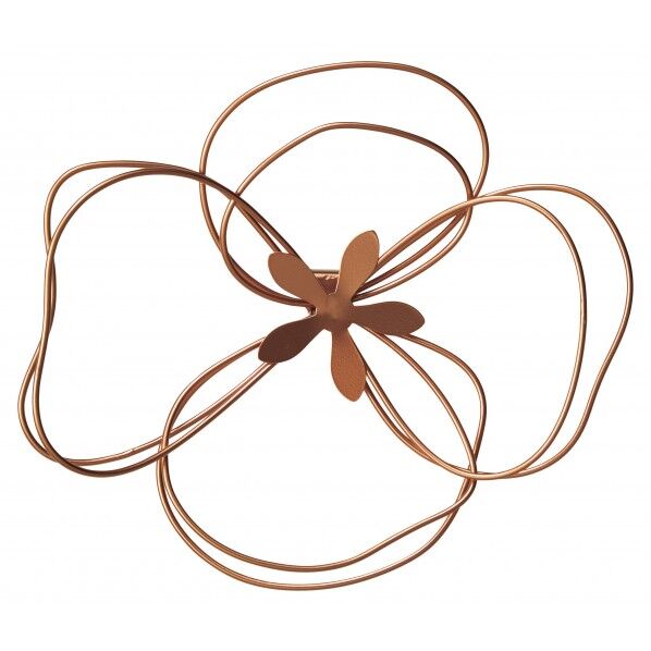 ウォールデコ（花）葵 ゴールド