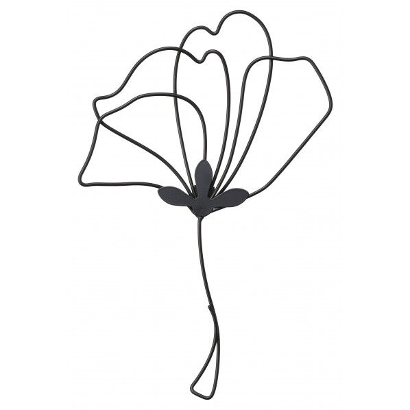 ウォールデコ(花)凛 ブラック