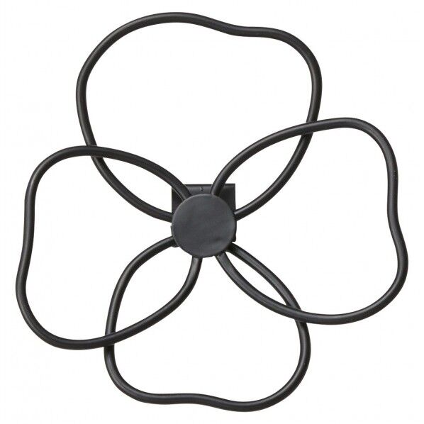 ウォールデコ(花)菫 ブラック 2P