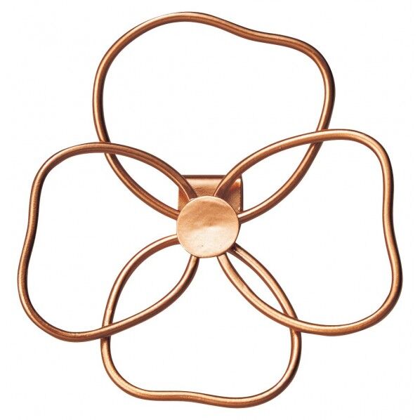 ウォールデコ（花）菫 ゴールド 2P