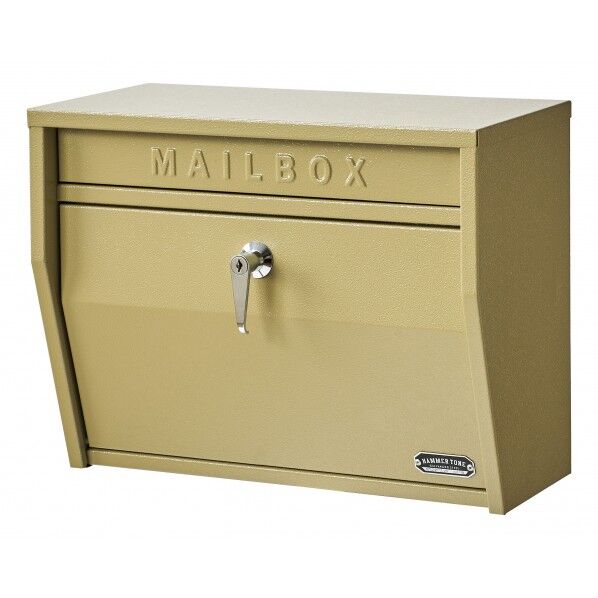 壁掛けポスト (ハンマートーン) ベージュ