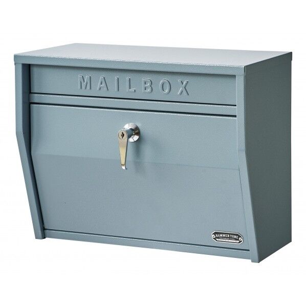 壁掛けポスト （ハンマートーン） ブルーグレー