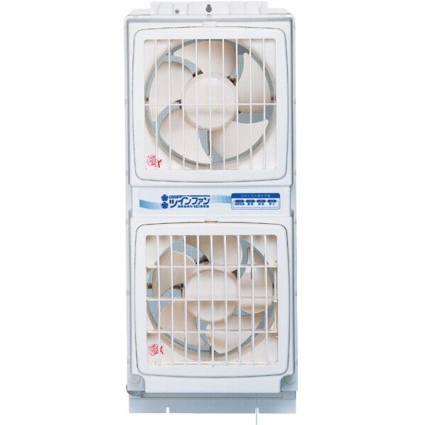 窓用換気扇ツインファン FMT-200P 1個