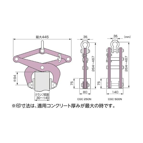 スーパーツール U字溝吊りクランプ(パッド式)の通販｜即日出荷19万点