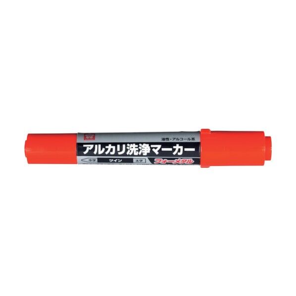 ※法人専用品※サクラクレパス アルカリ洗浄マーカー フォーメタル 赤 KDK-T#19 1本