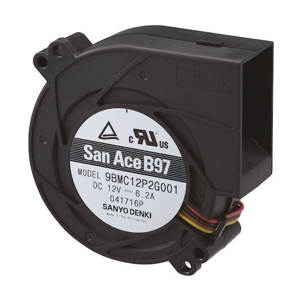 ブロアファン(97×33mm DC24V-リード線仕様) 9BMC24P2G001 1点