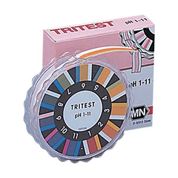 スリーバンドPH試験紙 pH測定領域:1~11(ロールタイプ) 2-346-01 1点