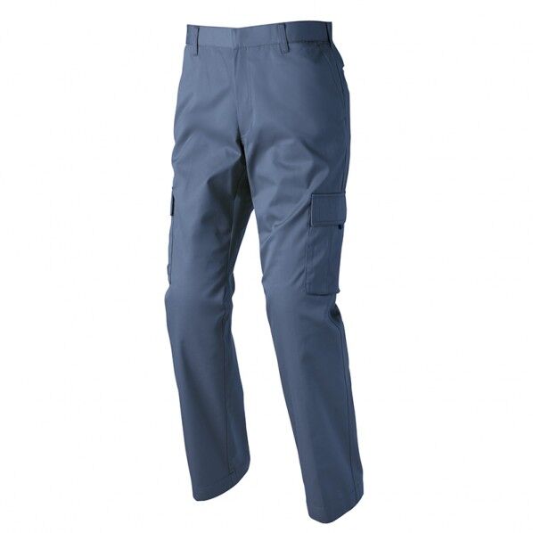 カーゴパンツ（ノータック）（男女兼用） 086アイアンブルー S 60521 1点