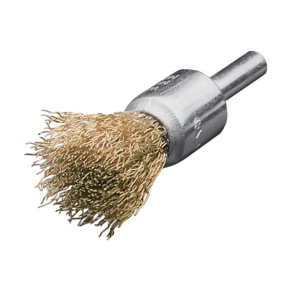 エンド型ブラシ 真鍮波線