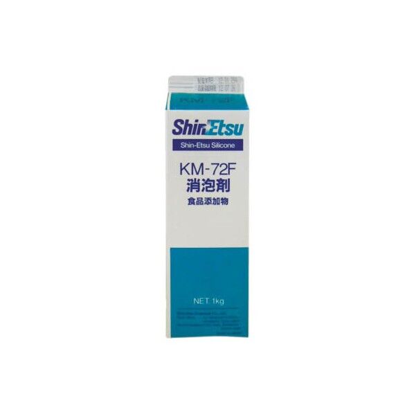 信越化学工業 シリコーン消泡剤(食品工業用) 1kg 乳白 KM72F 1個...