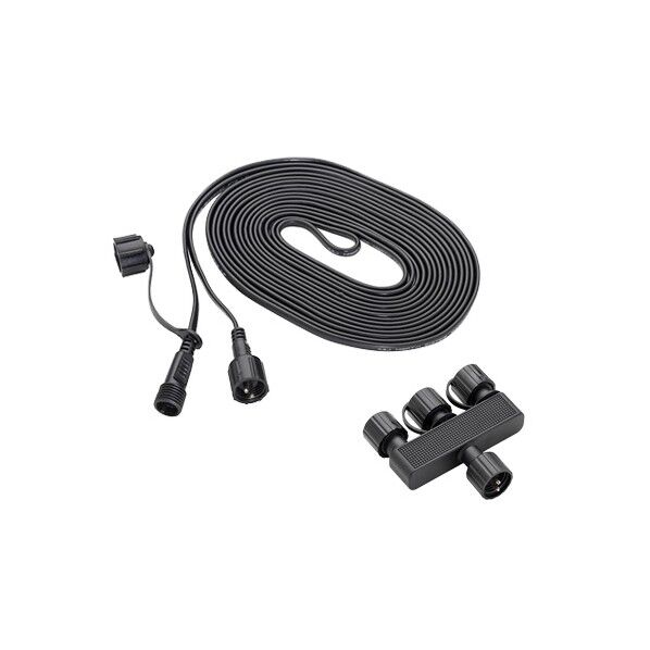 ひかりノベーション 延長コード(5m) 3分岐プラグ付