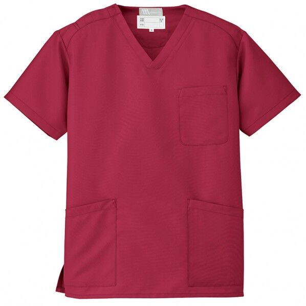 スクラブ(男女兼用) 109ボルドー M 861405 1点