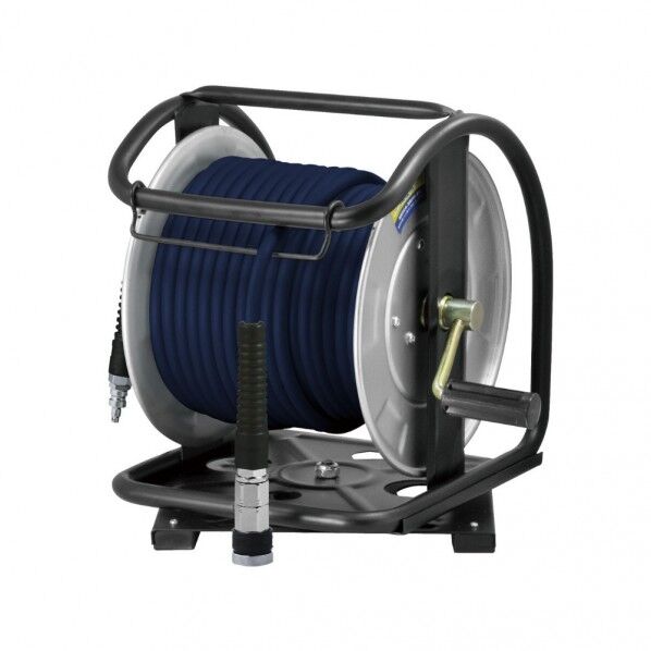 【超軽量・超柔軟】高圧用ウルトラライトホースドラム -PREMIUM-プレミアム 30m 回転台付