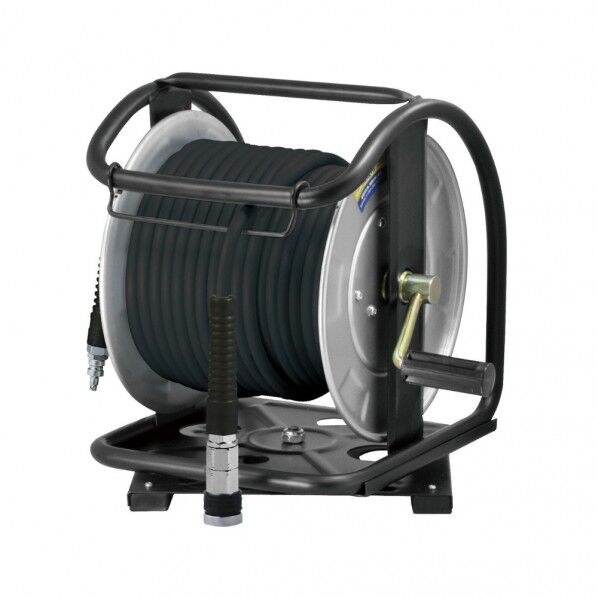 【超軽量・超柔軟】高圧用ウルトラライトホースドラム -PREMIUM-プレミアム 30m 回転台付