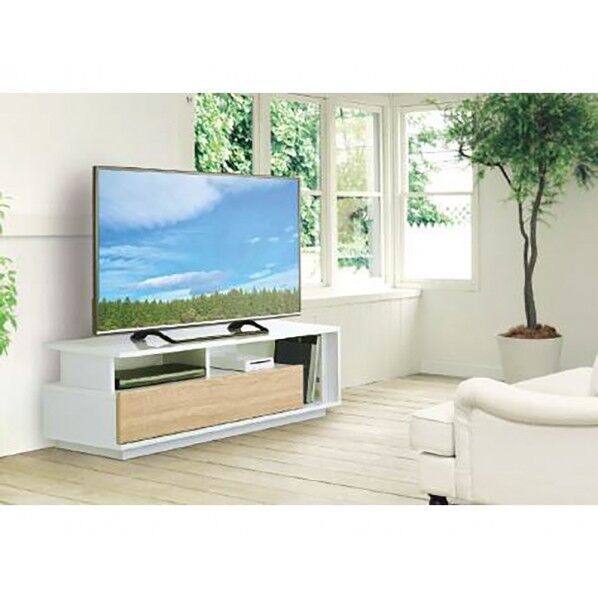 ※法人専用品※ハヤミ工産 TIMEZ テレビ台 ELシリーズ ホワイト TV-EL125W 1台