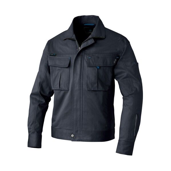 長袖ブルゾン(男女兼用) 014チャコール SS 60701 1