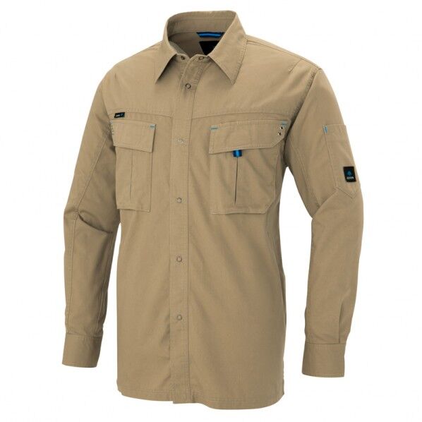 長袖シャツ(男女兼用)AZ60735-025カーキ4L