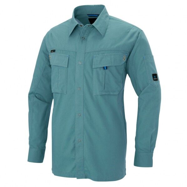 長袖シャツ(男女兼用)AZ60735-027ターコイズL