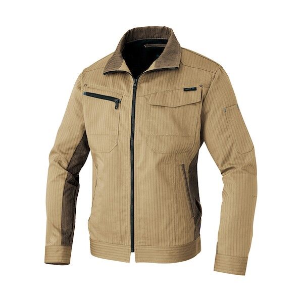 長袖ブルゾン 025カーキ 3L 60601 1点