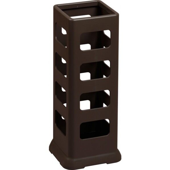 小原 傘立て 角型8本 UB-425ブラウン