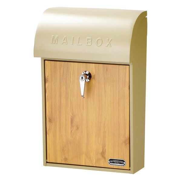 SI-3947壁掛ポストGALVAグレージュ&パイン