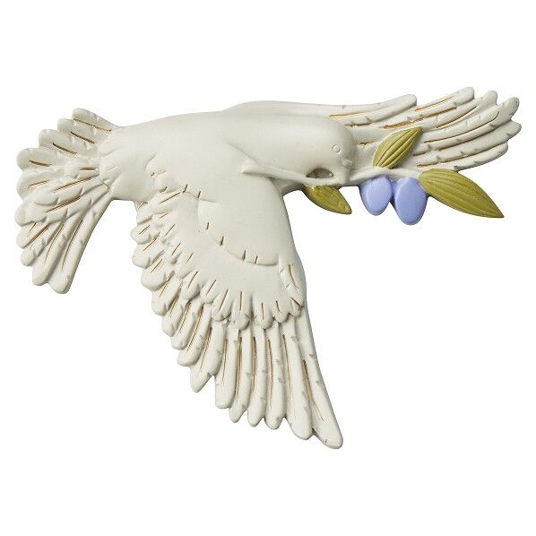 ウォールデコ（ハト）オリーブ