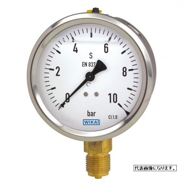 ステンレスケースグリセリン入圧力計 213.53-63-40F 1個