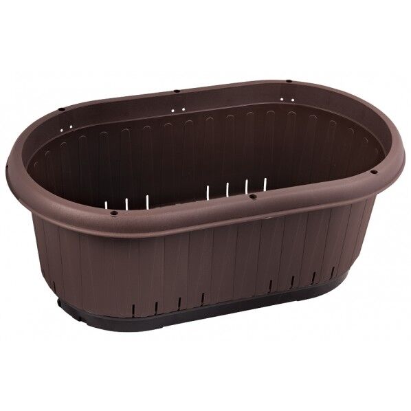 エアスリットプランター670 トレー付き チョコブラウン 6300092660 1個...