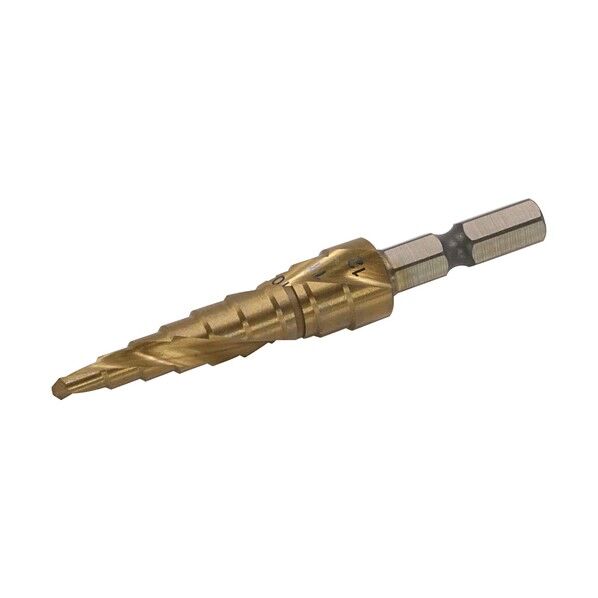 TI-1 チタンスパイラルドリル9段4-12mm
