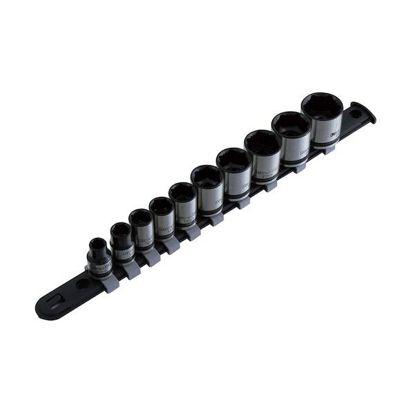 Pro-Auto 3/8DR.10PC.ノンスリップソケットセット
