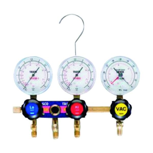 R410A/R32スリーゲージマニホールドキット TA122-3GS