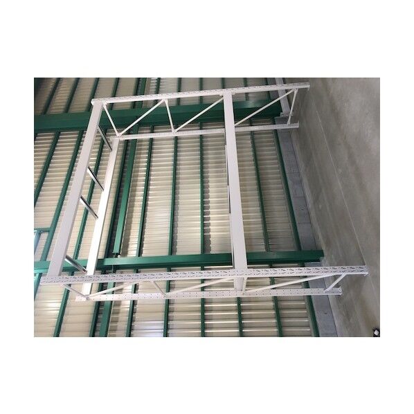 ※法人専用品※双福鋼器 パレットラック 2000kg 4000×2700×1200 ビーム2段 単体 ホワイトグレー ホワイトグレー GP-24027D122TW 1台...