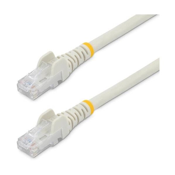 カテゴリ6 LANケーブル/2m/ホワイト/ギガビットイーサネットケーブル/ツメ折れ防止機構付/CAT6