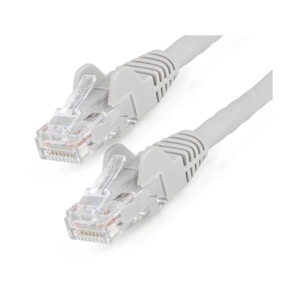 カテゴリ6 LANケーブル/0.5m/グレー/低煙ゼロハロゲン/650MHz 10GbE/UTP/ツメ折れ防止