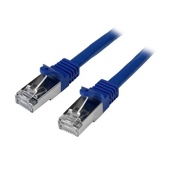 カテゴリ6 LANケーブル/3m/ブルー/RJ45コネクター/2重シールド ツイストペア/ツメ折れ防止機構付/CAT6