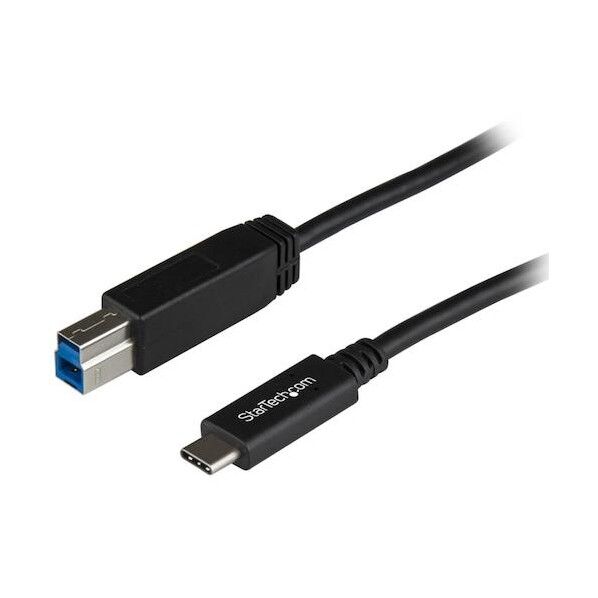 USB-Cケーブル/1m/USB 3.2 Gen2/10Gbps/Type-C - Type-B/オスオス/タイプB
