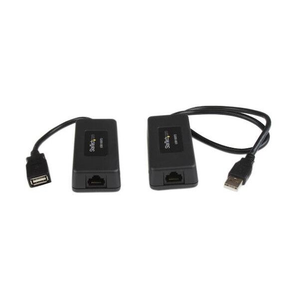 ※法人専用品※ USBエクステンダー/1ポート/USB 1.1/最大40m延長/Cat5e/6 LANケーブル使用/延長器 USB110EXT2 1個...