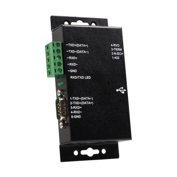 RS422/RS485シリアル変換アダプター/1x USB - 1x DB9/メス - オス/シリアルコンバーター